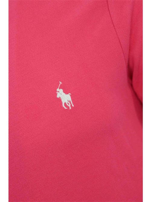 Polo due bottoni con logo rosa POLO RALPH LAUREN | 710795080012